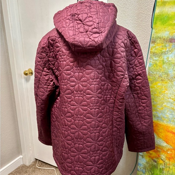 Kate Spade ♠️ Blackberry Quilted Puffer Jacket - Picture 10 of 14